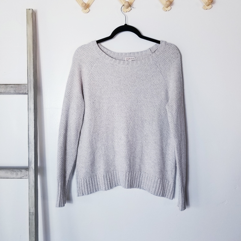 MERONA OFF-WHITE SWEATER SIZE LARGE